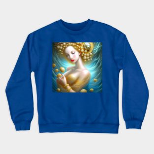 Pearl & Gold Goddess Crewneck Sweatshirt